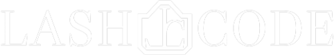 LashCode Logo Weiss